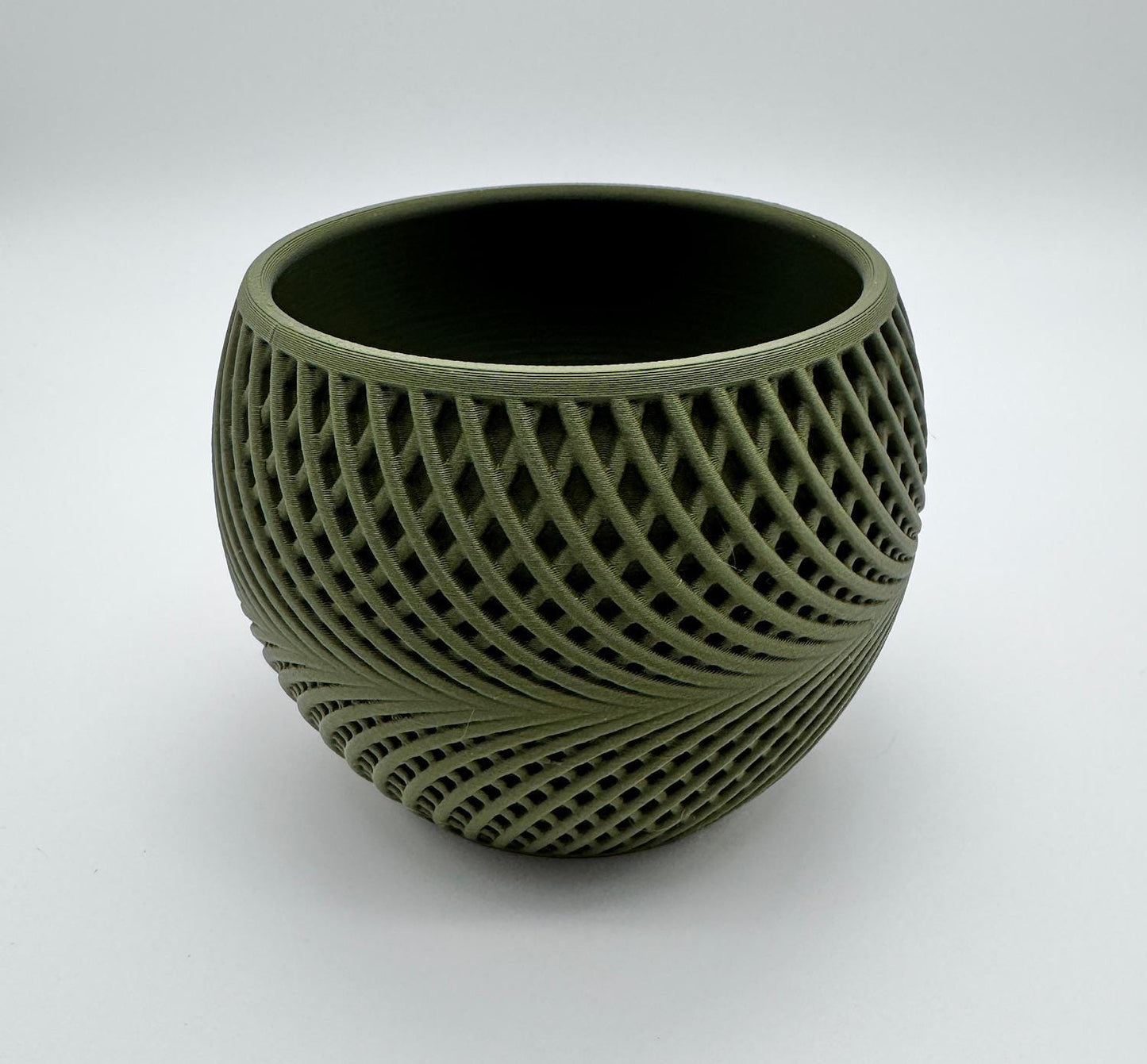 Modern Planter with Saucer | Indoor Plant Pot | Minimalist Decor | Perfect for Succulents, Small Plants, & Cacti | 3D Printed | Drift Model