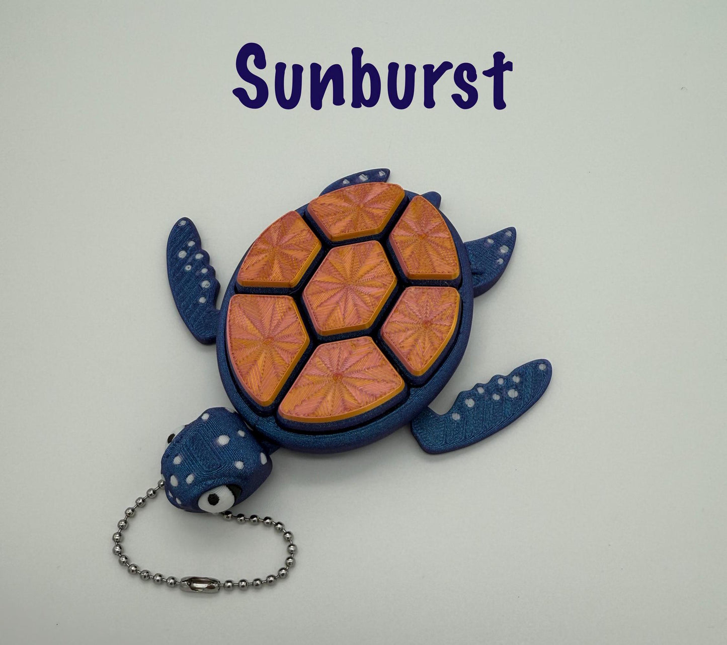 Cosmic Turtle Fidget Clickers - 3D Printed Stress Relief Toy, Satisfying Tactile and Auditory Sensory Stimulation
