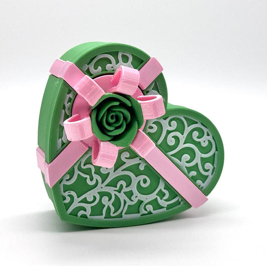 Locking Heart Box - Valentine's Day Gift - Keepsake Box