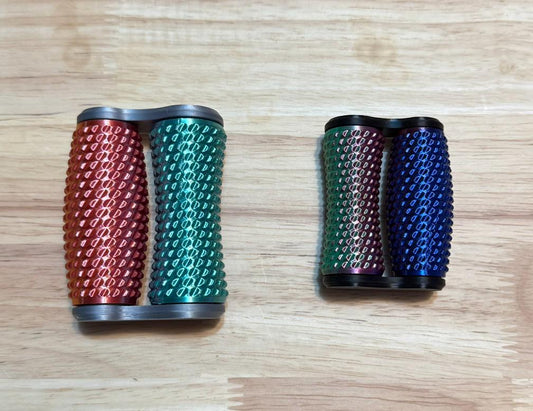 Dual Roller Fidget Toy - Satisfying Hand Stimulation - Stress Relief Sensory Tool - Anti Anxiety Desk Toy - Stim Toy - ADHD Autism Focus Aid